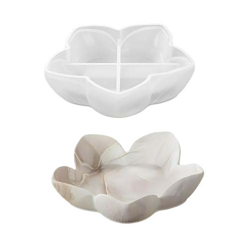 Silikonform in Blumenform, Epoxidharz für einzigartige, dekorative und funktionale Tabletts, Schmuck, handgefertigte Silikonform von Sweeaau