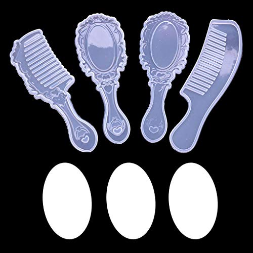 Stereo-Kamm-Silikonform, kammförmige Formen, Gießform, Epoxidharz, Tonformen, Schmuckherstellung von Sweeaau