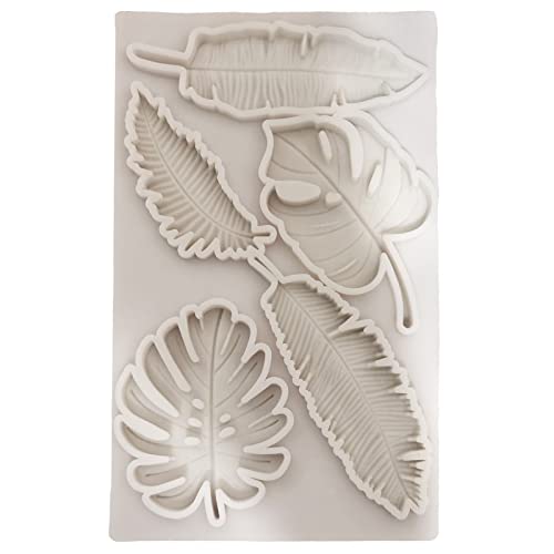 Sweeaau Silikon-Fondant-Formen, exquisite Blätter, handgefertigt, Kunstharz, Kuchendekorationswerkzeug für Küche, Geschenk, Sugarcraft Formen von Sweeaau