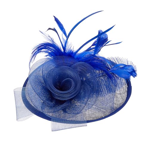 Sweeaau Wunderschöner Fascinator-Hut, zartes britisches Leinen, Braut-Accessoire für Themenpartys und Feiern Sweeaau Wunderschöner Fascinator-Hut, zartes britisches Leinen, Braut-Accessoire für Themenpartys und Feiern von Sweeaau
