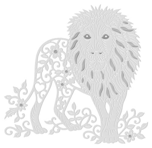 Floral Lion – Sweet Dixie Stanzform für Scrapbooking, Kartenherstellung, NAD Papierbastelarbeiten, entworfen von Sue Dix von Sweet Dixie