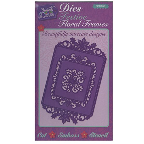 Sweet Dixie Floral Frames Festive Blumenrahmen Stanze, Metall, Grau, 29.4 x 15.8 x 0.9 cm Sweet Dixie Floral Frames Festive Blumenrahmen Stanze, Metall, Grau, 29.4 x 15.8 x 0.9 cm von Sweet Dixie