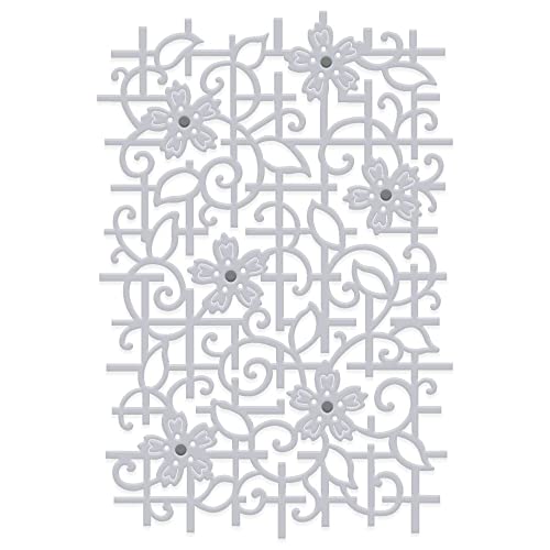 Sweet Dixie Metall-Stanzformen, Blumengitter, silberfarben Sweet Dixie Metall-Stanzformen, Blumengitter, silberfarben von Sweet Dixie