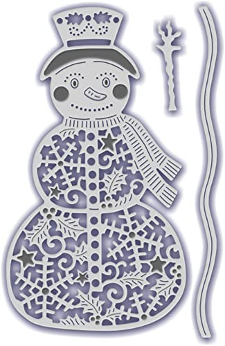 Sweet Dixie Metall-Stanzformen, filigraner Schneemann Sweet Dixie Metall-Stanzformen, filigraner Schneemann von Sweet Dixie