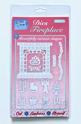 Sweet Dixie SDD317 SD Fireplace Stanzform, Metall, grau, Large, 13 Pack Sweet Dixie SDD317 SD Fireplace Stanzform, Metall, grau, Large, 13 Pack von Sweet Dixie