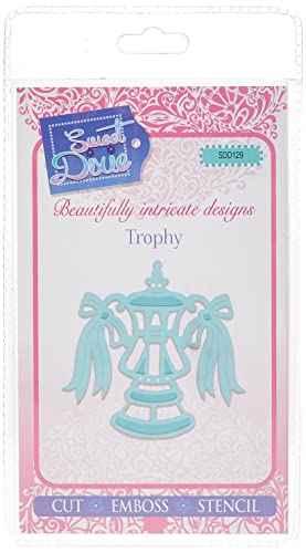 Sweet Dixie Trophaee Stanze, Metall, Grau, 5.4 x 5.6 x 0.1 cm von Sweet Dixie