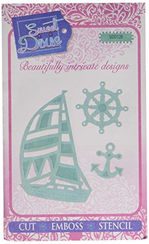 Sweet Dixie Yacht Stanze, Metall, Grau, 7.5 x 5.3 x 0.1 cm Sweet Dixie Yacht Stanze, Metall, Grau, 7.5 x 5.3 x 0.1 cm von Sweet Dixie