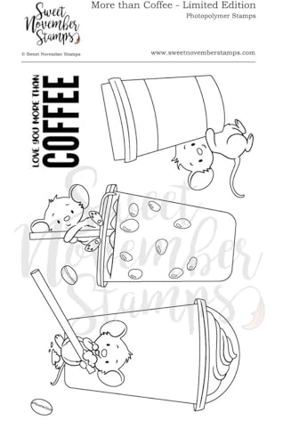 Sweet November Stamps, clear stamp, More than Coffee *Limited Edition* Sweet November Stamps, clear stamp, More than Coffee *Limited Edition* von Sweet November Stamps