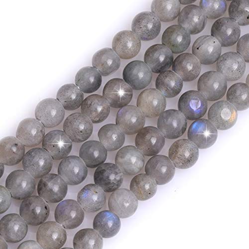 GEM-INSIDE CREATE YOUR OWN FASHION Natürlicher grauer Labradorit-Edelstein, Halbedelstein, rund, 6 mm, lose Perlen für Schmuckherstellung, DIY, Armband, Halsketten, Basteln, 38,1 cm GEM-INSIDE CREATE YOUR OWN FASHION Natürlicher grauer Labradorit-Edelstein, Halbedelstein, rund, 6 mm, lose Perlen für Schmuckherstellung, DIY, Armband, Halsketten, Basteln, 38,1 cm von GEM-INSIDE CREATE YOUR OWN FASHION