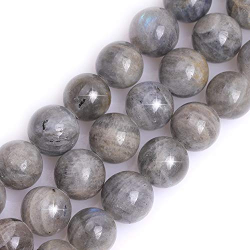 Natürlicher grauer Labradorit-Edelstein, Halbedelstein, rund, 12 mm, lose Perlen für Schmuckherstellung, Armband, Halskette, Handwerk, 38,1 cm Natürlicher grauer Labradorit-Edelstein, Halbedelstein, rund, 12 mm, lose Perlen für Schmuckherstellung, Armband, Halskette, Handwerk, 38,1 cm von GEM-INSIDE CREATE YOUR OWN FASHION