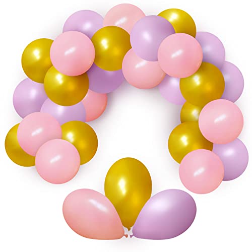 Gold Rose Luftballons Geburtstag Deko, 30 PCS Luftballons, Ballons Girlande Rose Gold, Balonen für Geburtstag, Luftballons Hochzeit Dekoration, Geburtstagsdeko Rose Gold von SweetFlo