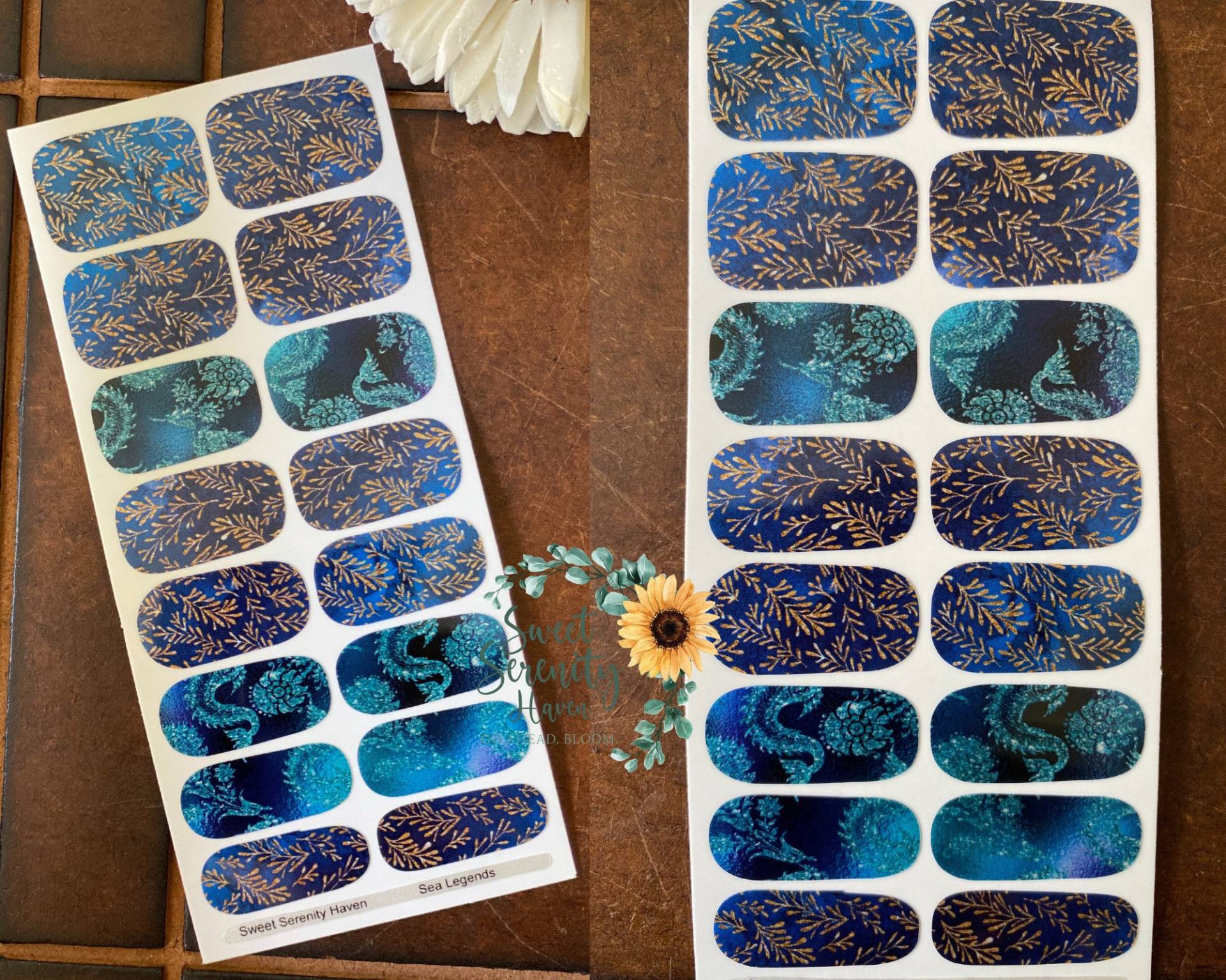 Sea Legends Nagellack Wraps; Lila Meerjungfrau Meer Strand Inspiration; Wunderlich; Mehrfarbige Nagelstreifen; Perlennagel Wickelfolie; Filigranes Sea Legends Nagellack Wraps; Lila Meerjungfrau Meer Strand Inspiration; Wunderlich; Mehrfarbige Nagelstreifen; Perlennagel Wickelfolie; Filigranes von SweetSerenityHaven