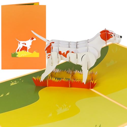 Sweetpopup® 3D Pop Up Karte Glückwunschkarte Geburtstagskarte Grußkarte Geschenkkarte | Klappkarte Hund, 179 von Sweetpopup