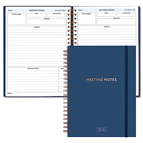 S&O Großes Meeting-Notizbuch für die Arbeit – professioneller Organizer-Planer – Unternehmens- und Konferenznotizen – Projekt-Diskussions-Notizblock – 208 Seiten Schreibblöcke, 21,3 x 28,4 cm S&O Großes Meeting-Notizbuch für die Arbeit – professioneller Organizer-Planer – Unternehmens- und Konferenznotizen – Projekt-Diskussions-Notizblock – 208 Seiten Schreibblöcke, 21,3 x 28,4 cm von Sweetzer & Orange