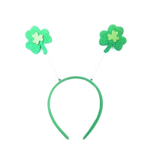 Feiern Sie den irischen Nationalfeiertag mit Frühlings-Haarband. Holen Sie sich eine lustige Atmosphäre für Frauen, Hüte für Partys von Swetopq