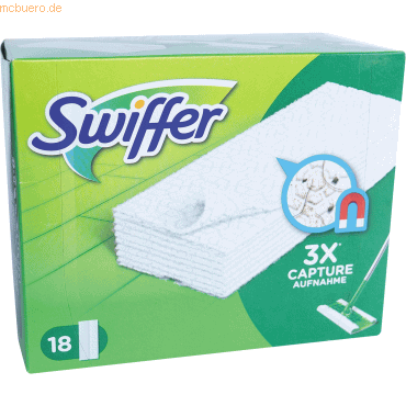 Swiffer Bodentuch trocken SW5353 Nachfüllsatz 18 Stück Swiffer Bodentuch trocken SW5353 Nachfüllsatz 18 Stück von Swiffer