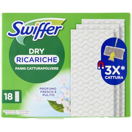 Swiffer Ersatz-Bodentuch Dry 18 Stück, 18 Stück von Swiffer