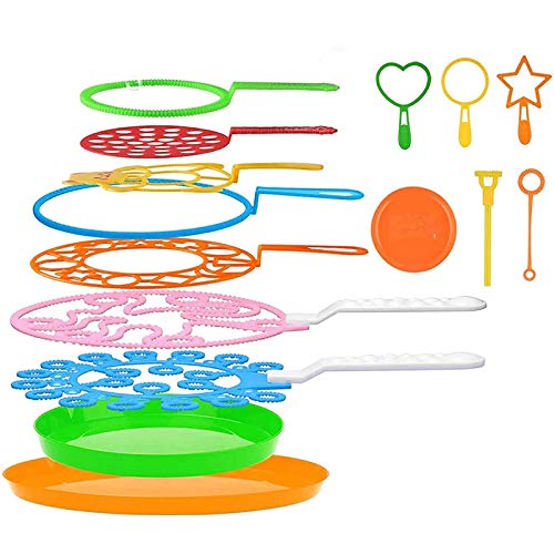 Swiixxer 15 StüCk GroßE Blasen Stab Kit für Kinder Kreative Blasen Herstellung Spielzeug Blase für Den AußEnbereich AktivitäTen und Partys Swiixxer 15 StüCk GroßE Blasen Stab Kit für Kinder Kreative Blasen Herstellung Spielzeug Blase für Den AußEnbereich AktivitäTen und Partys von Swiixxer