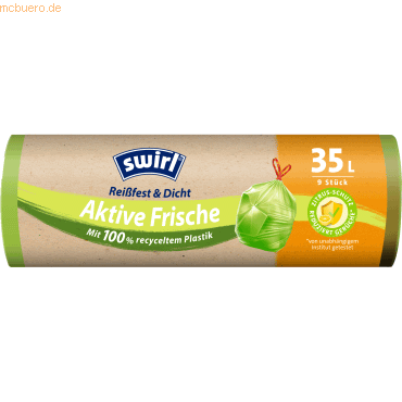 Swirl Müllsack Aktive Frische 215901 35l 9 Stück von Swirl
