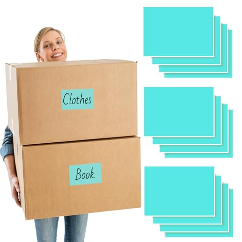 SwirlColor Aufkleber Zum Beschriften 12Pcs, 4.01 x 6.65 Zoll Blau Handschrift Große Klebrige Etiketten Selbstklebende Aufkleber für Türnummer Adresse Aufbewahrungsboxen SwirlColor Aufkleber Zum Beschriften 12Pcs, 4.01 x 6.65 Zoll Blau Handschrift Große Klebrige Etiketten Selbstklebende Aufkleber für Türnummer Adresse Aufbewahrungsboxen von SwirlColor