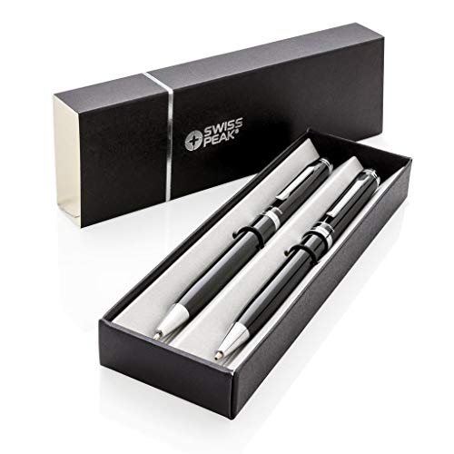 Swiss Peak LUZERN – Executive Pen Pencil Set | Kugelschreiber & Bleistift Büro Geschenkset | Verpackt in Geschenkbox | Stift-Geschenksets für Männer Frauen - Blaue Tinte Swiss Peak LUZERN – Executive Pen Pencil Set | Kugelschreiber & Bleistift Büro Geschenkset | Verpackt in Geschenkbox | Stift-Geschenksets für Männer Frauen - Blaue Tinte von Swiss Peak
