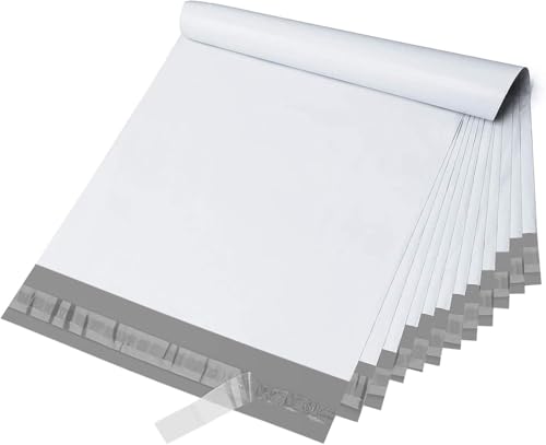 Switory Versandtaschen, selbstdichtend, wasserdicht, Versandtaschen für Kleidung, Umschläge, Versandtaschen für Verpackung, 43,2 x 61 cm, Grau, 100 Stück Switory Versandtaschen, selbstdichtend, wasserdicht, Versandtaschen für Kleidung, Umschläge, Versandtaschen für Verpackung, 43,2 x 61 cm, Grau, 100 Stück von Switory