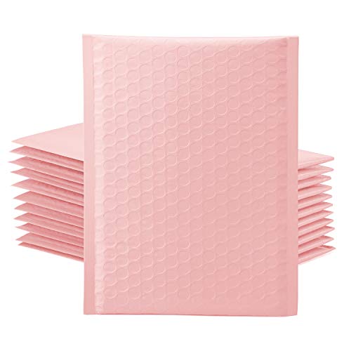 Switory Versandtaschen mit Luftpolsterfolie für CDs & Schmuck & Kosmetik - selbstklebende, gepolsterte Umschläge - Sakura Pink -15,3 cm x 22,9 cm - 25 Stück von Switory