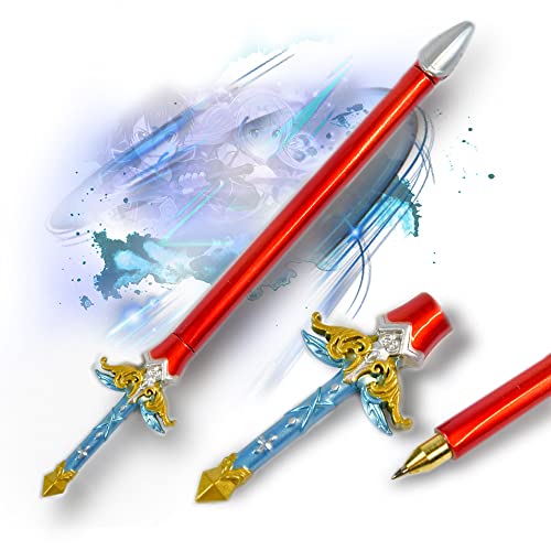 Sword Art Online Kugelschreiber – SAO Schwert, Miniatur Schwert, 18,5 cm, cooler Stift, Metallstift, Anime Geschenk & Kugelschreiber Geschenk von Swords and more