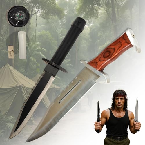 Swords and more Rambo Messer Set – First Blood II & Rambo III | Legendäres Film-Messer-Bundle mit Lederscheiden Swords and more Rambo Messer Set – First Blood II & Rambo III | Legendäres Film-Messer-Bundle mit Lederscheiden von Swords and more