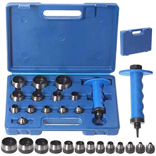 Swpeet 14-in-1-Dichtungs-Hohlstanzer-Set – Leder, Kunststoff und Gummi, mit Aufbewahrungskoffer, 14-teilig Swpeet 14-in-1-Dichtungs-Hohlstanzer-Set – Leder, Kunststoff und Gummi, mit Aufbewahrungskoffer, 14-teilig von Swpeet