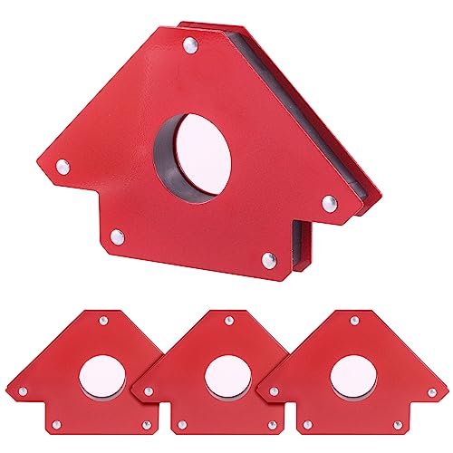 Swpeet 4 Stück 7,6 cm Typen Pfeilschweißmagnet-Set, 11,3 kg Schweißmagnete und Klemmen, 7,6 cm Lichtbogenschweißelektrodenhalter, 45, 90, 135 Grad Winkel, magnetischer Schweißhalter für Schweißen, Swpeet 4 Stück 7,6 cm Typen Pfeilschweißmagnet-Set, 11,3 kg Schweißmagnete und Klemmen, 7,6 cm Lichtbogenschweißelektrodenhalter, 45, 90, 135 Grad Winkel, magnetischer Schweißhalter für Schweißen, von Swpeet
