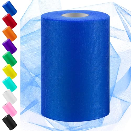 Swpeet 6 Zoll durch 100 Yards Royal Blue Tüll Stoff Rolle, Stoff Spule Tüll Band, Netz Polyester Spule Ideal für DIY handgemachte Geburtstagsfeier Hochzeit Dekorationen Weihnachten Handwerk Zubehör Swpeet 6 Zoll durch 100 Yards Royal Blue Tüll Stoff Rolle, Stoff Spule Tüll Band, Netz Polyester Spule Ideal für DIY handgemachte Geburtstagsfeier Hochzeit Dekorationen Weihnachten Handwerk Zubehör von Swpeet
