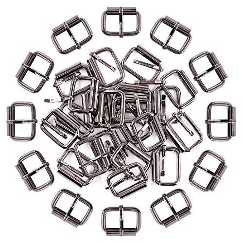 Swpeet 60 Stück 25 mm robuste Metall-Ringschnallen-Gurtbänder, Gun-Black, 25 Swpeet 60 Stück 25 mm robuste Metall-Ringschnallen-Gurtbänder, Gun-Black, 25 von Swpeet