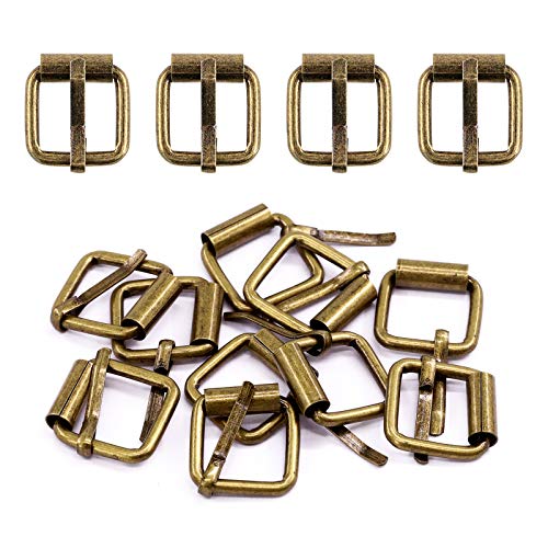 Swpeet 60 Stück robuste Mehrzweck-Metall-Rollschnallen, Metallringe für Gürtel, Hardware, Taschen, Ring, Handarbeit, DIY-Zubehör, bronze, 1/2 Inch Swpeet 60 Stück robuste Mehrzweck-Metall-Rollschnallen, Metallringe für Gürtel, Hardware, Taschen, Ring, Handarbeit, DIY-Zubehör, bronze, 1/2 Inch von Swpeet