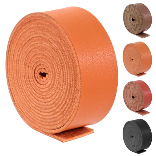Swpeet Braun 1 Zoll Breite 80 Zoll Lederband, Einseitige Vollnarbenleder Streifen Schnur String, Lange Flache Leder Gürtel Streifen Ideal für DIY Handwerk Projekte, Kleidung, Schmuck, Verpackung Swpeet Braun 1 Zoll Breite 80 Zoll Lederband, Einseitige Vollnarbenleder Streifen Schnur String, Lange Flache Leder Gürtel Streifen Ideal für DIY Handwerk Projekte, Kleidung, Schmuck, Verpackung von Swpeet