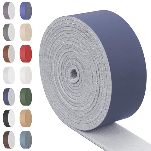 Swpeet Haze Blue 1 Zoll breit 80 Zoll Lederband, einseitige Vollkornlederstreifen Schnur-String, Lange Flache Ledergürtelstreifen Ideal für DIY-Handwerksprojekte, Kleidung, Schmuck, Verpackung Swpeet Haze Blue 1 Zoll breit 80 Zoll Lederband, einseitige Vollkornlederstreifen Schnur-String, Lange Flache Ledergürtelstreifen Ideal für DIY-Handwerksprojekte, Kleidung, Schmuck, Verpackung von Swpeet