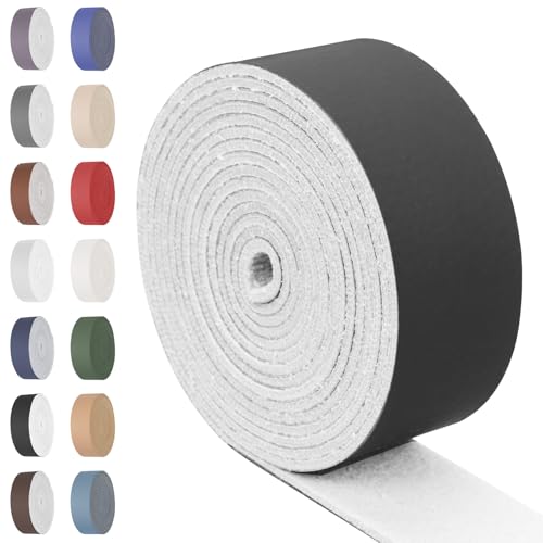 Swpeet schwarz 1 Zoll breit 80 Zoll Lederband, einseitige Vollkornlederstreifen Schnur-String, Lange Flache Ledergürtelstreifen Ideal für DIY-Handwerksprojekte, Kleidung, Schmuck, Verpackung Swpeet schwarz 1 Zoll breit 80 Zoll Lederband, einseitige Vollkornlederstreifen Schnur-String, Lange Flache Ledergürtelstreifen Ideal für DIY-Handwerksprojekte, Kleidung, Schmuck, Verpackung von Swpeet