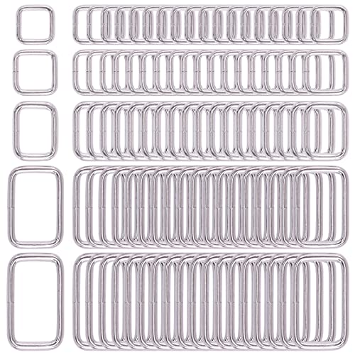 swpeet 50 PCS Bronze sortiert Mehrzweck Metall Rollschnallen für Gürtel Hardware Staubbeutel Ring Hand DIY Zubehör – 1/5,1 cm, 5/20,3 cm, 3/10,2 cm, 2,5 cm, 1–1/10,2 cm Rectangle Ring swpeet 50 PCS Bronze sortiert Mehrzweck Metall Rollschnallen für Gürtel Hardware Staubbeutel Ring Hand DIY Zubehör – 1/5,1 cm, 5/20,3 cm, 3/10,2 cm, 2,5 cm, 1–1/10,2 cm Rectangle Ring von Swpeet
