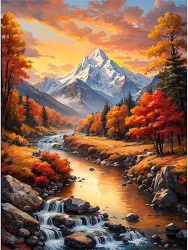 Diamond Painting 5D DIY Set für Erwachsene Herbstliche Berggipfel Round Drill 30x40cm Diamant Malerei Bastelset Full Drill Groß Bilder Home Wanddeko Geschenk Basteln Embroidery Painting Accessorie Diamond Painting 5D DIY Set für Erwachsene Herbstliche Berggipfel Round Drill 30x40cm Diamant Malerei Bastelset Full Drill Groß Bilder Home Wanddeko Geschenk Basteln Embroidery Painting Accessorie von Sxdgus