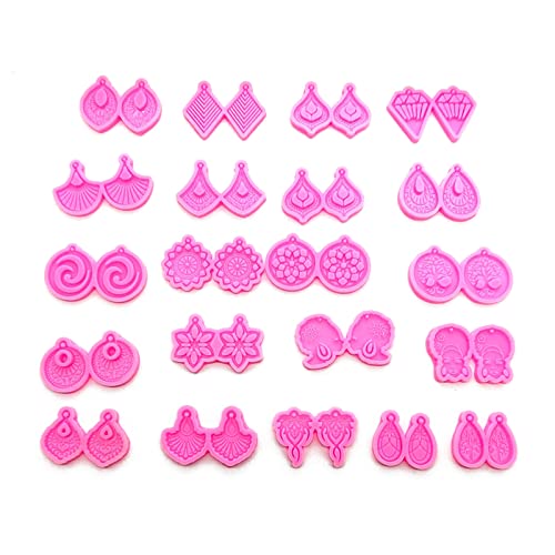 6 x Ohrring-Harz-Formen, Schmuckgussform, Schlüsselanhänger, für Damen, Ohrringe, Anhänger für Schlüsselanhänger 6 x Ohrring-Harz-Formen, Schmuckgussform, Schlüsselanhänger, für Damen, Ohrringe, Anhänger für Schlüsselanhänger von Sxett