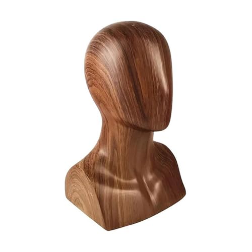 Männlicher Mannequin-Kopf für Hut und Perücken, Ständer, Imitation, Holzmaserung, Jute, Ständer, Puppenkopf, Modelldekoration, Holzmaserung, Hutständer Männlicher Mannequin-Kopf für Hut und Perücken, Ständer, Imitation, Holzmaserung, Jute, Ständer, Puppenkopf, Modelldekoration, Holzmaserung, Hutständer von Sxett