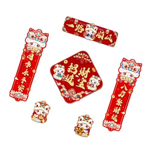 Schlangenjahrspaar-Set, Frühlingsfest, Auto-Dekoration, Wandaufkleber, LKW-Aufkleber, Ornament für chinesische Schlangenparty-Zubehör Schlangenjahrspaar-Set, Frühlingsfest, Auto-Dekoration, Wandaufkleber, LKW-Aufkleber, Ornament für chinesische Schlangenparty-Zubehör von Sxett