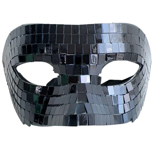 Sxett Maskerade-Augenmaske für Damen und Herren, Maskerade, halbes Gesicht, Kostüm-Zubehör für Karneval, Abschlussball, Halloween, Augenmaske von Sxett