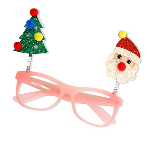 Sxett Neujahrsbrille Karneval Weihnachten Brille Foto Requisiten Glitzer Dekorationen Neujahr Teenager Erwachsene von Sxett