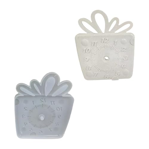 Weihnachten Gngerman Uhr Silikon für Epoxidharz Gips Ornament Schokolade Fondant Silikon zum Backen von Sxett