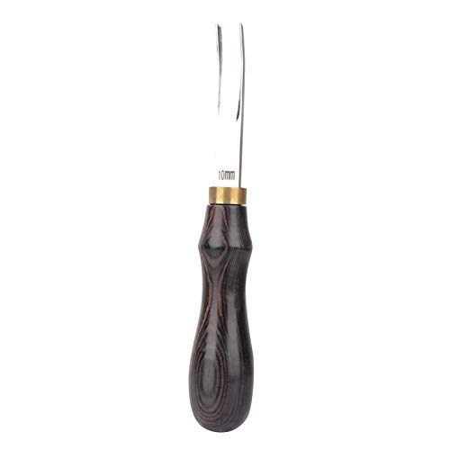 Kantenschälwerkzeug Schälwerkzeug, Kantenabschrägungslederhandwerk Kantenschälleder Französischer Skiver(Black 10MM) von Sxhlseller