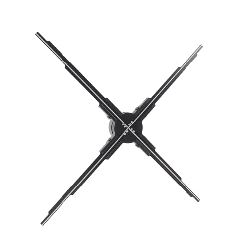 Sxhlseller 3D -Hologramm -Fan 640 LED Perlen, 4 Klingen, 2500x640 Auflösung Geschäftswerbung Display mit 4 GB Speicherkarte Enthalten (EU-Stecker) von Sxhlseller