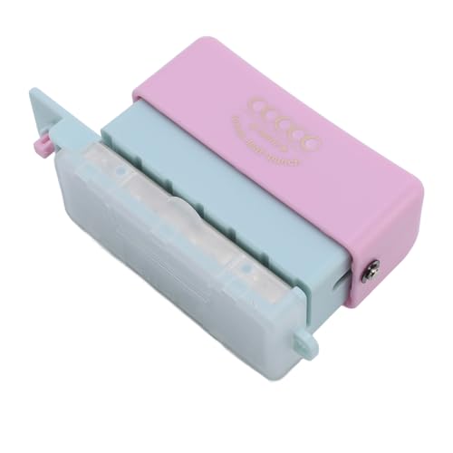 Sxhlseller Handbuch Paper Puncher Compact Tragbares 5 -Loch -Rundloch Puncher für A5 B5 A4 Paper, Easy Handling, für Schul und Studioprojekte (Blau lila) von Sxhlseller