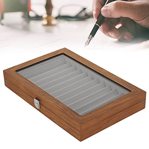 Sxhlseller Hölzerne Füllfederhalter Vitrine Geschenkbox für 12 Stifte Display 12 Slot Füllfederhalter Vitrine Großraum Pen Collector Sxhlseller Hölzerne Füllfederhalter Vitrine Geschenkbox für 12 Stifte Display 12 Slot Füllfederhalter Vitrine Großraum Pen Collector von Sxhlseller