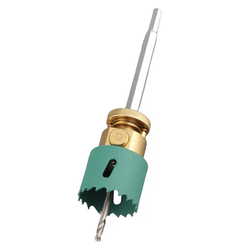 Sxhlseller Lochsäge, 125 -Mm -Staubschale Schnellfreisetzer Arbor Metall Loch Cutter 7,5 Mm Sechskantwelle für Massives Holz (45 mm/1,77in) von Sxhlseller